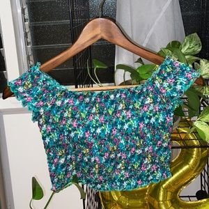 Floral Off Shoulder Top